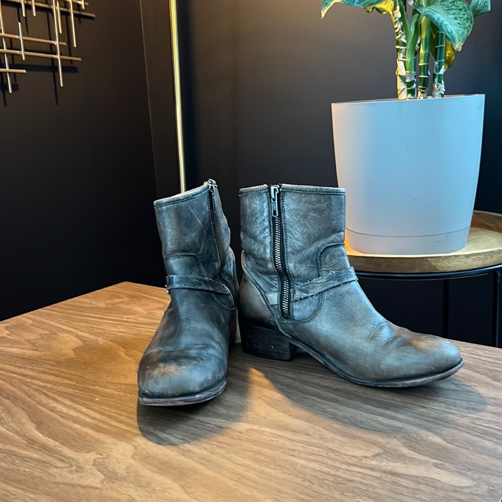 Leather Frye Booties